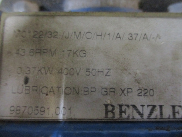 BENZLERS GEAR BOX WITH ABB M2VA71A-4 3GVA072001-CSC UNMP