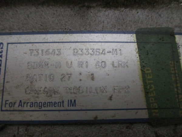 BENZLERS GEAR BOX WITH ABB M2VA71A-4 3GVA072001-CSC UNMP