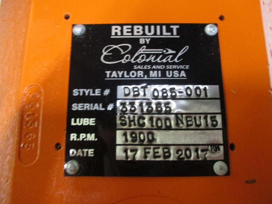 COLONIAL DBT085-001 REMAN