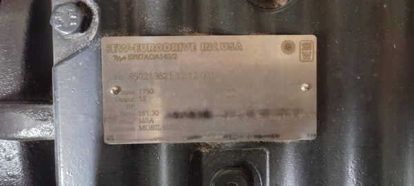 SEW-EURODRIVE SF87AQA140/2 NSNP