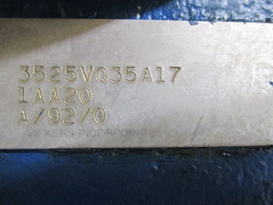 VICKERS REFURBISHED 3525VQ35A17-1AA20 (AS PICTURED) NSNP