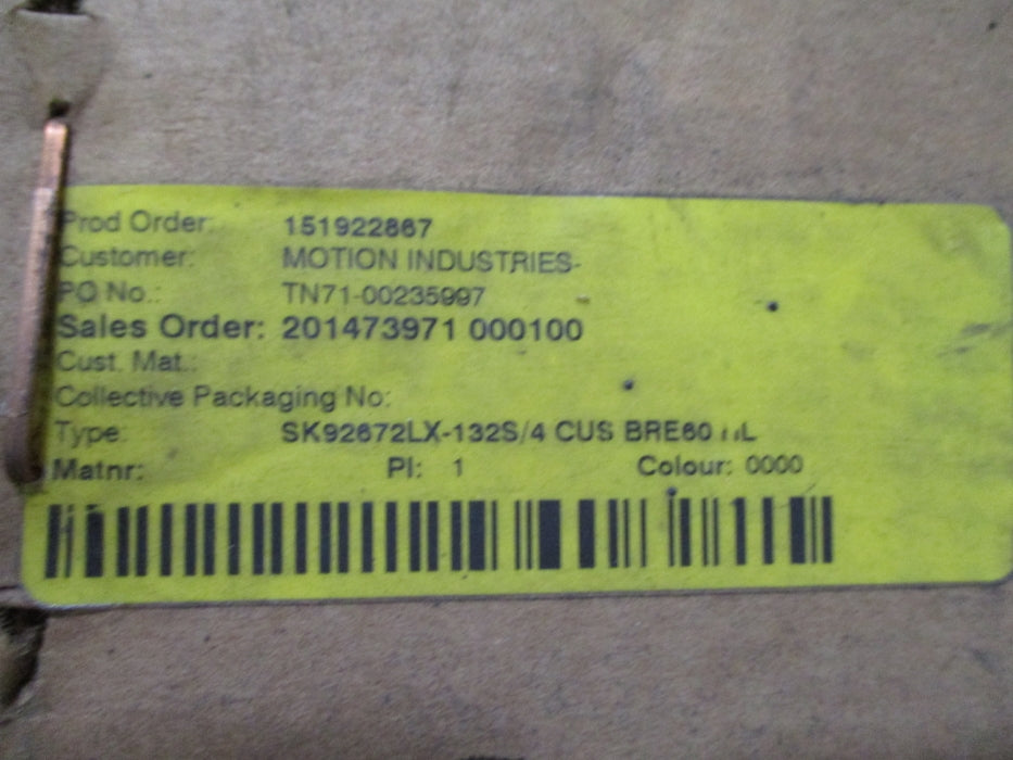 NORD SK92672LX-132S/4CUS BRE60HL NSMP