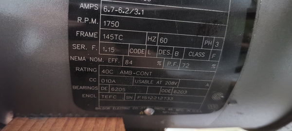 GUSHER 7550 PUMP WITH BALDOR VM3558T NSNP