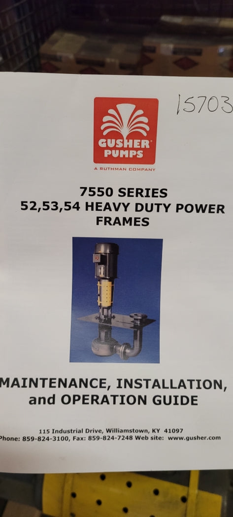 GUSHER PUMPS CL2X3-10SELCDMCDP w/ LEESON C215T17FC1F (AS PICTURED) NSNP