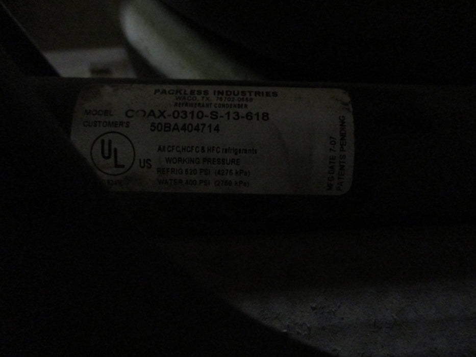 PACKLESS INDUSTRIES COAX-0310-S-13-618 NSMP