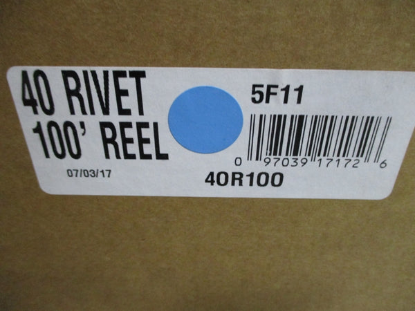 TSUBAKI 40R100 40 RIVET 100' NSMP