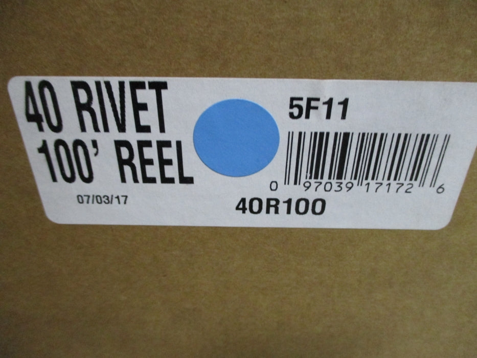 TSUBAKI 40R100 40 RIVET 100' NSMP