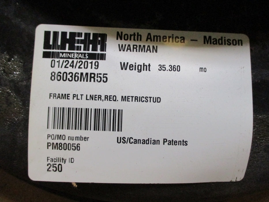 WHEHR 86036MR55 NSMP