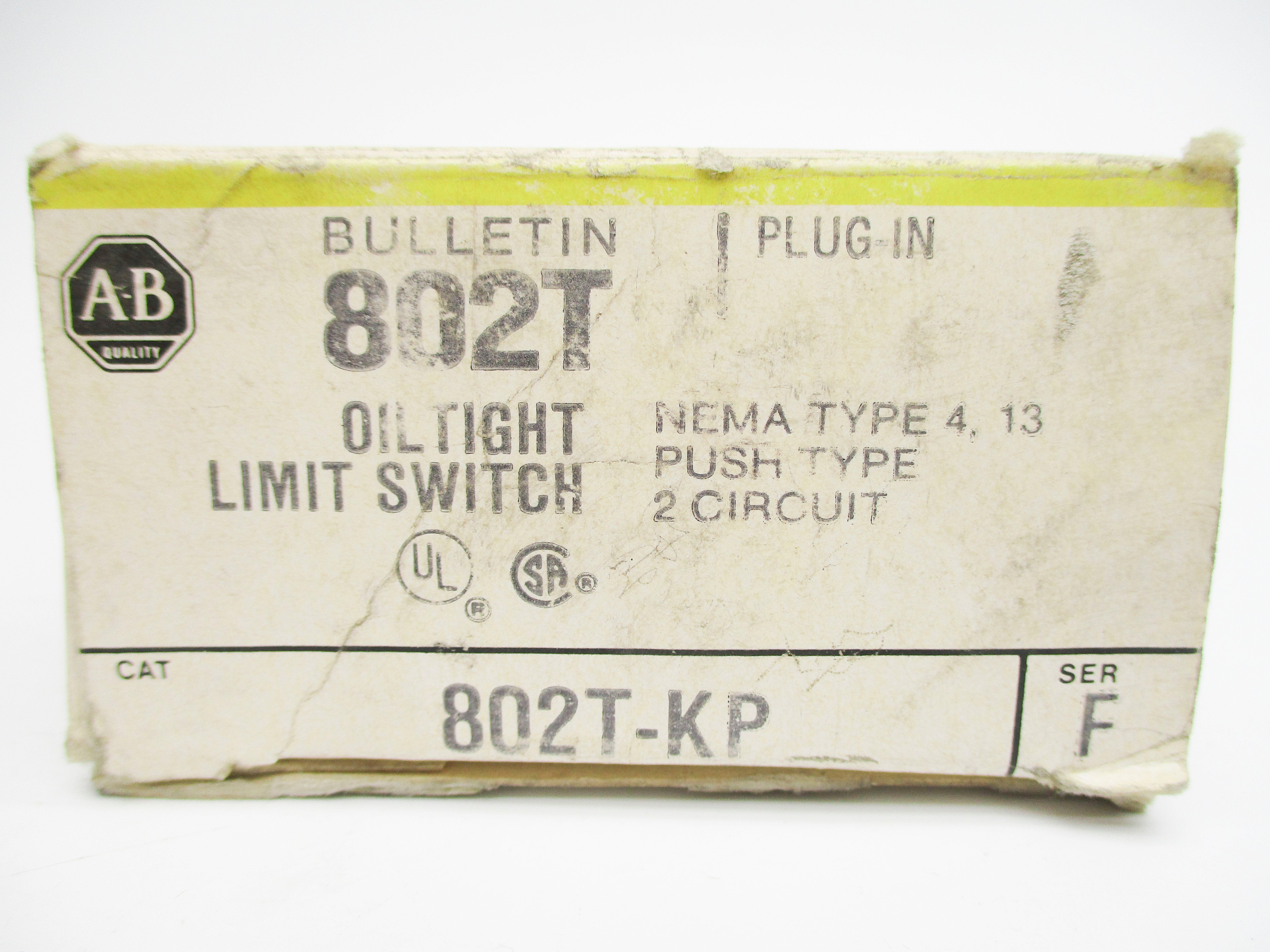 INDUSTRIAL SPARE PART 802T-KP SER. F (BK/YL) NSMP