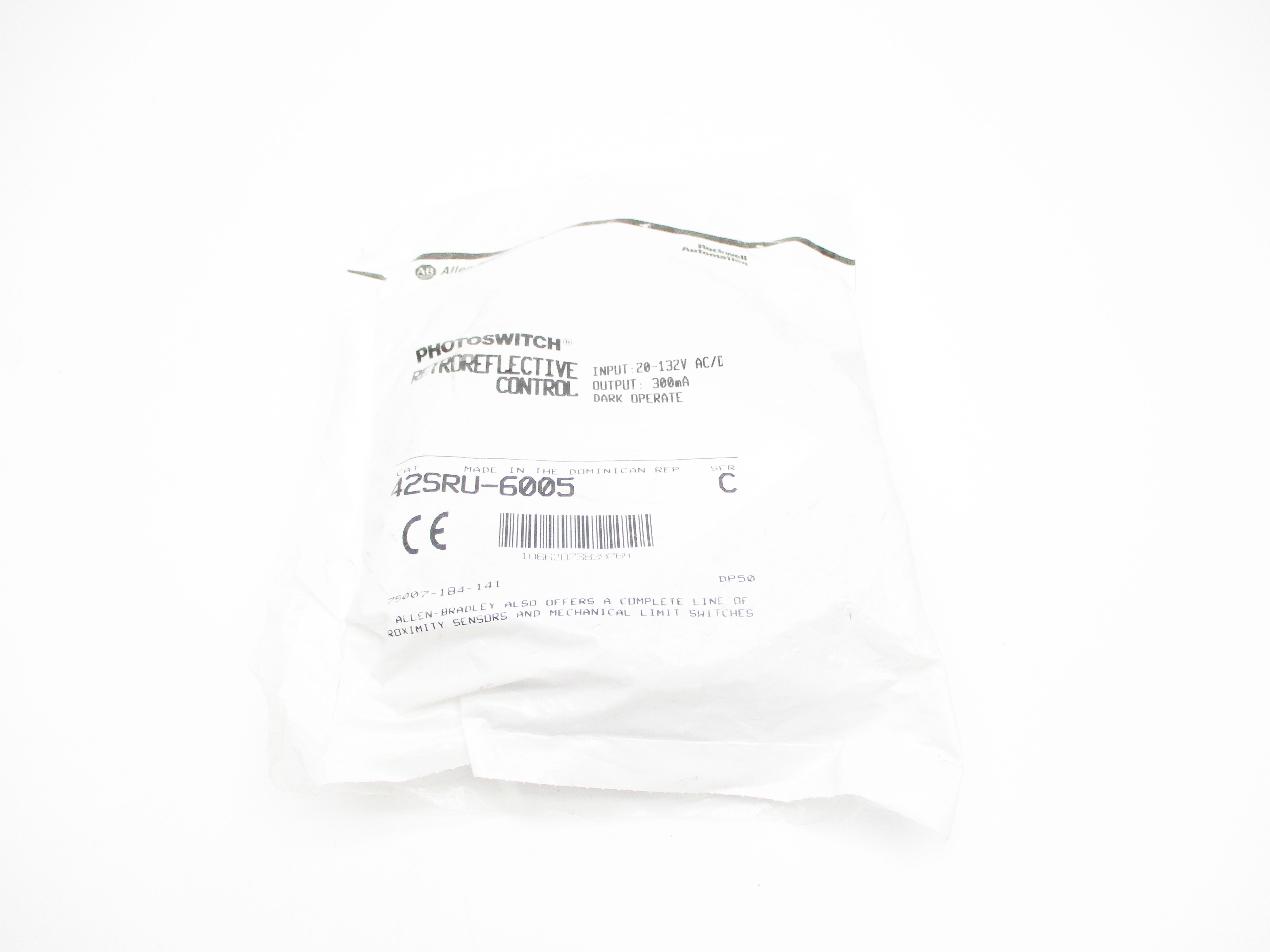 ALLEN BRADLEY 42SRU-6005 SER. C 20-132VAC/DC NSMP