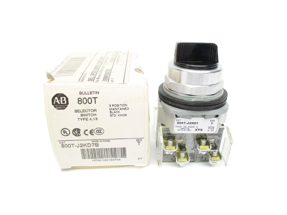 ALLEN BRADLEY 800T-J2KD7B SER. T (WH) NSMP