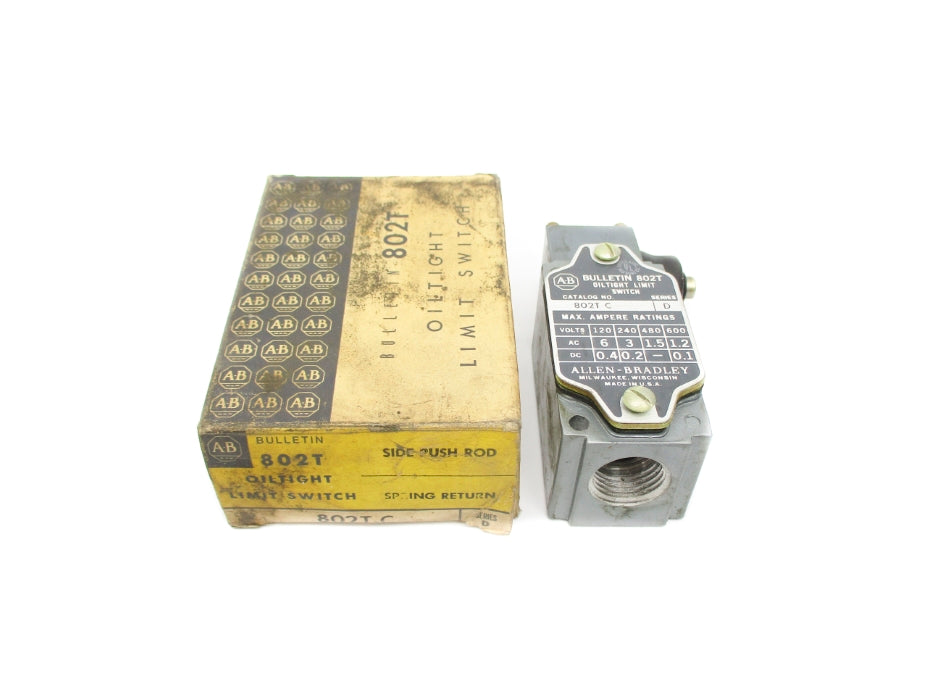 ALLEN BRADLEY 802T-C SER. D 120-600VAC 60A (BK/YL) NSMP