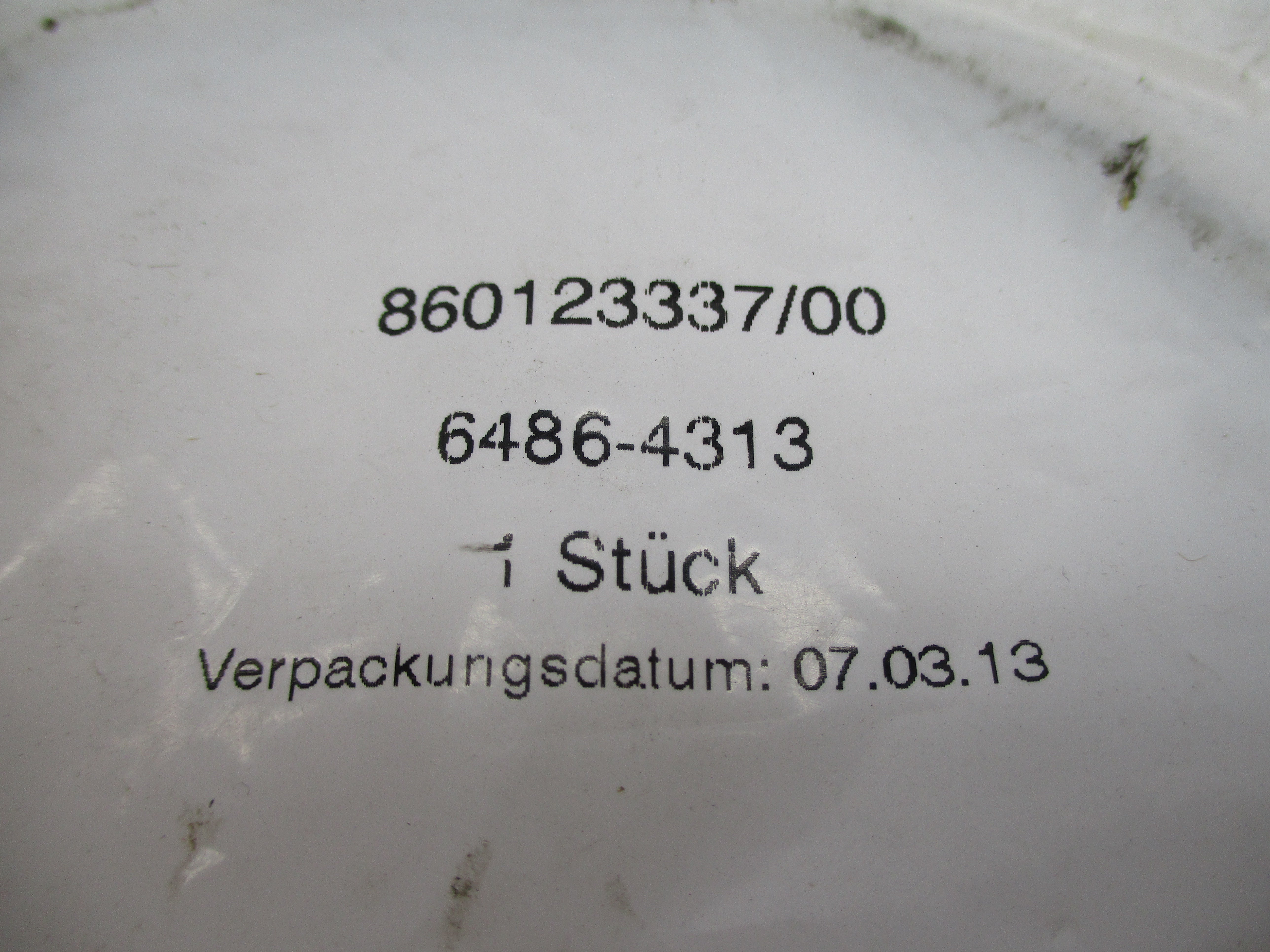 SPARE PART 860123337/00 6486-4313 NSMP