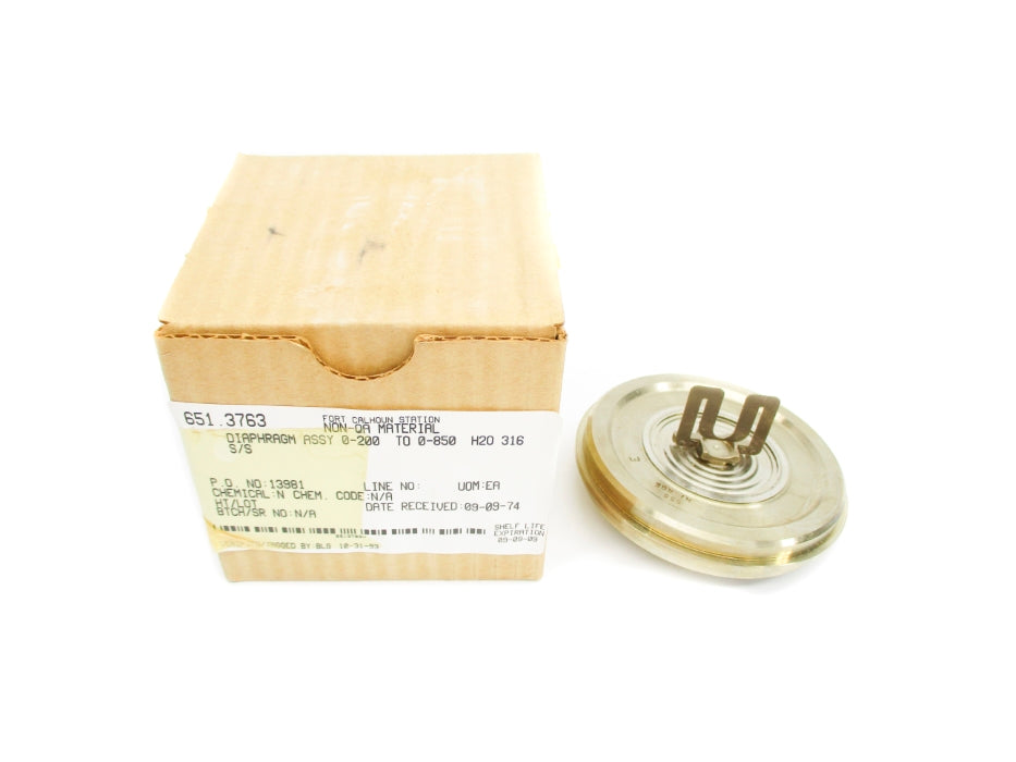 DIAPHRAGM 651-3763 SSS-HI-RGE NSMP
