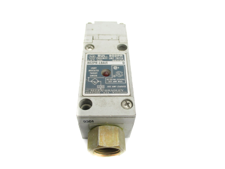 ALLEN BRADLEY 802PR-LBAJ1 SER. D UNMP