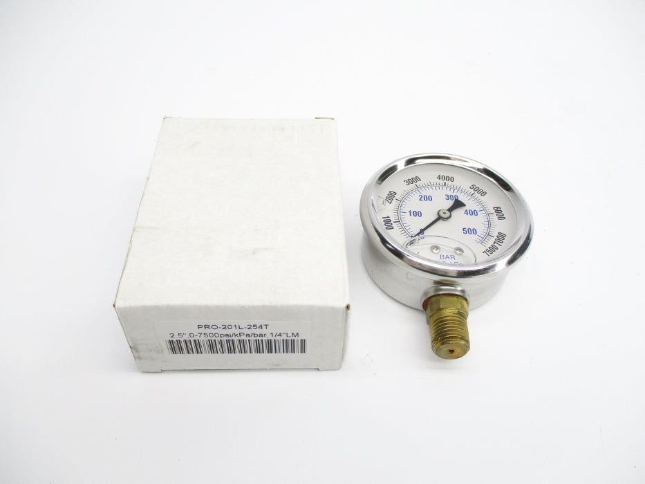 GAUGE PRO-201L-254T 7500PSI NSMP