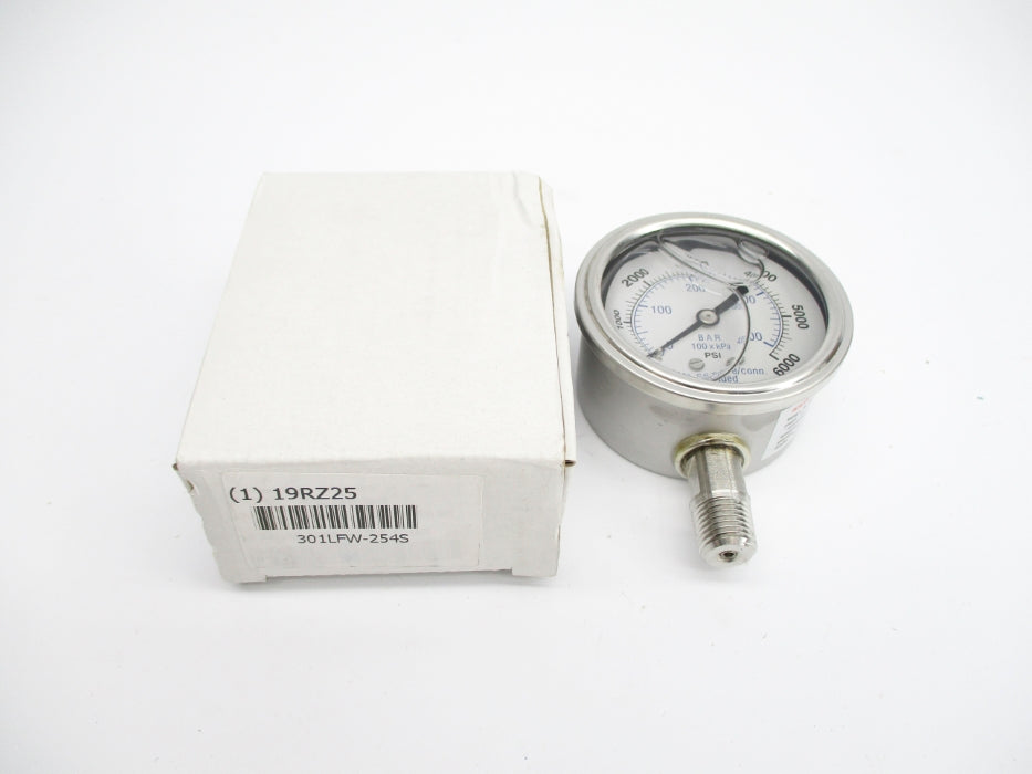 GAUGE 19RZ25 6000PSI NSMP