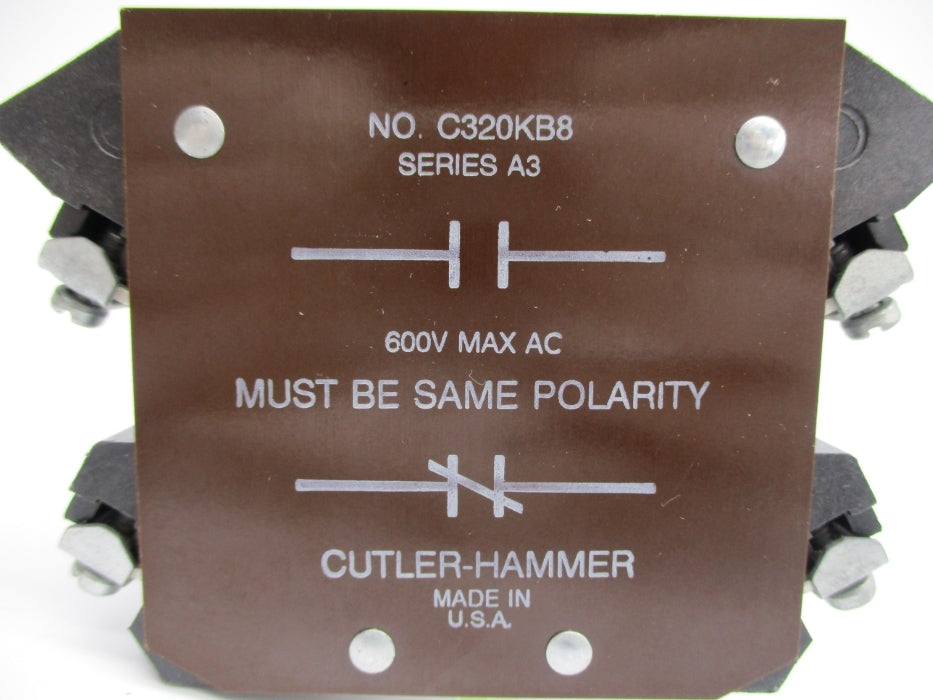 CUTLER HAMMER C320KB8 SER. A3 600VAC NSNP