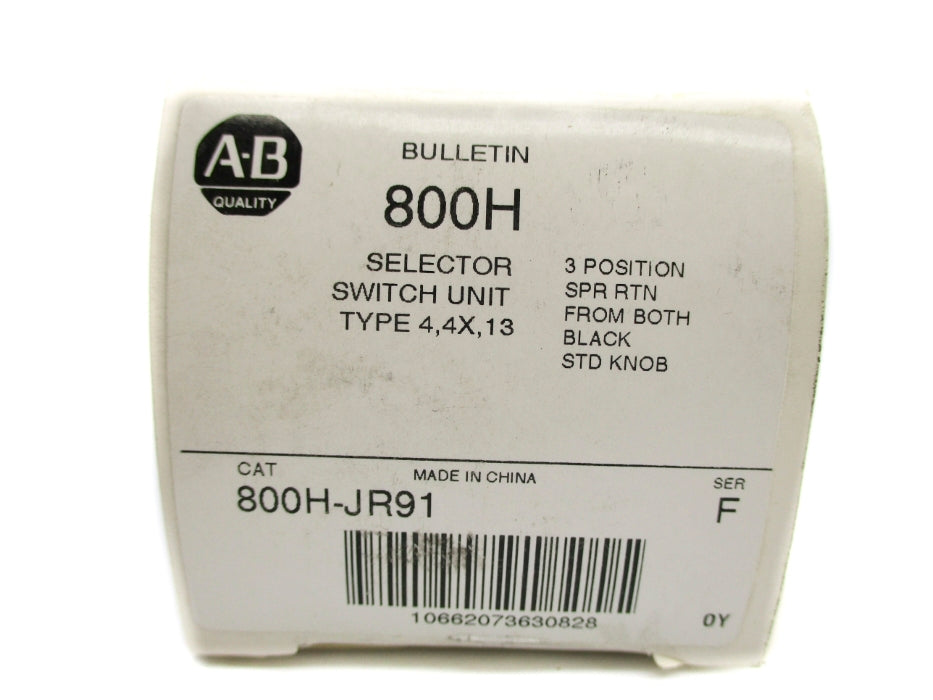 ALLEN BRADLEY 800H-JR91 SER. F (WH) NSMP