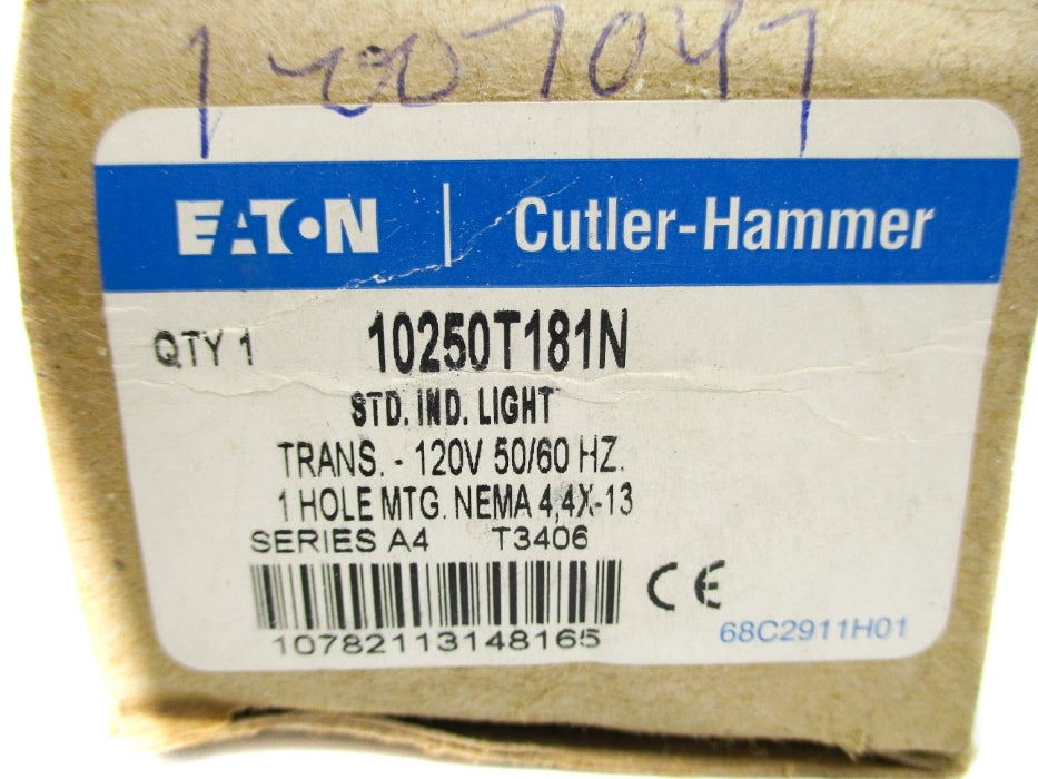 CUTLER HAMMER 10250T181N SER. A4 120VAC NSMP