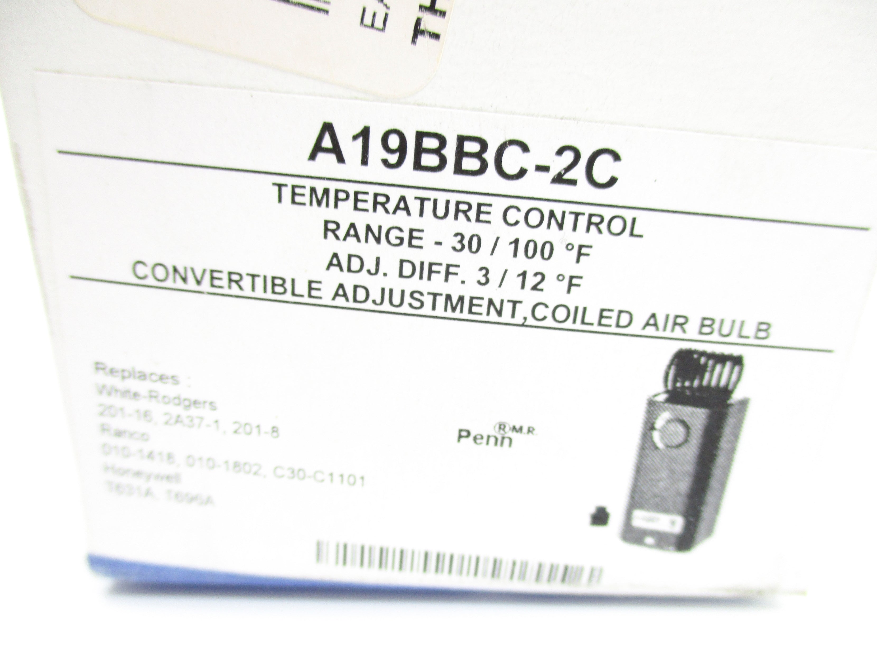 JOHNSON CONTROLS A19BBC-2C -30-100'F NSMP