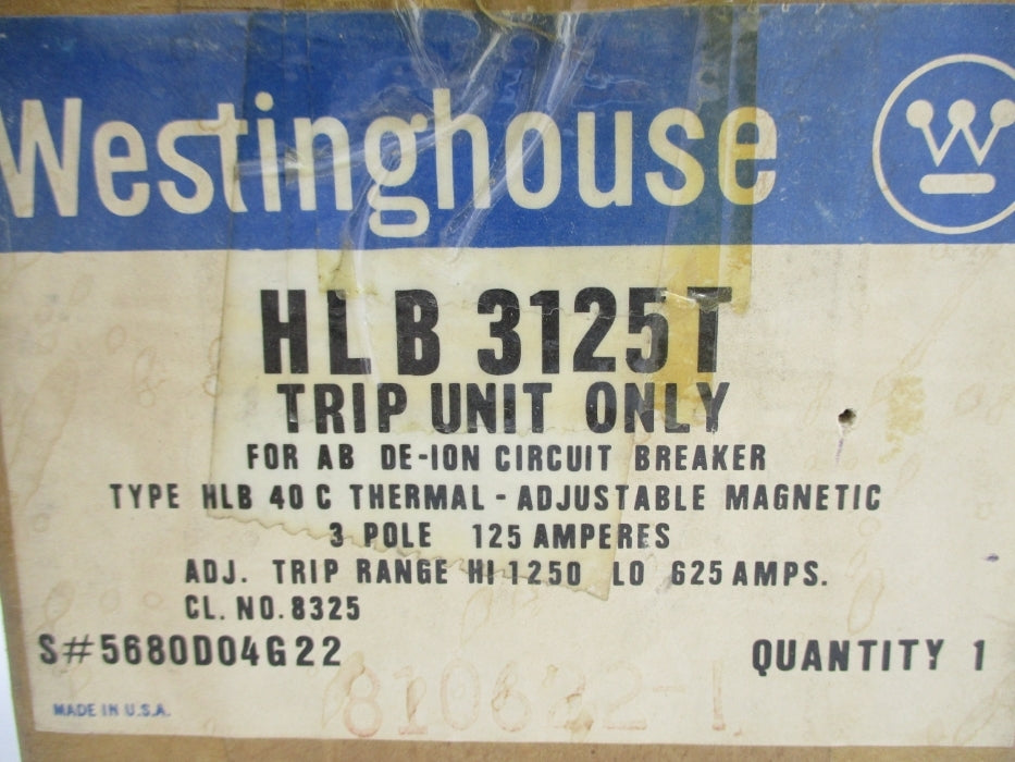 WESTINGHOUSE HLB3125T NSMP