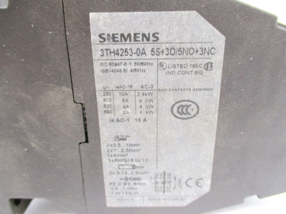SIEMENS 3TH4253-0A 42/50V NUPI