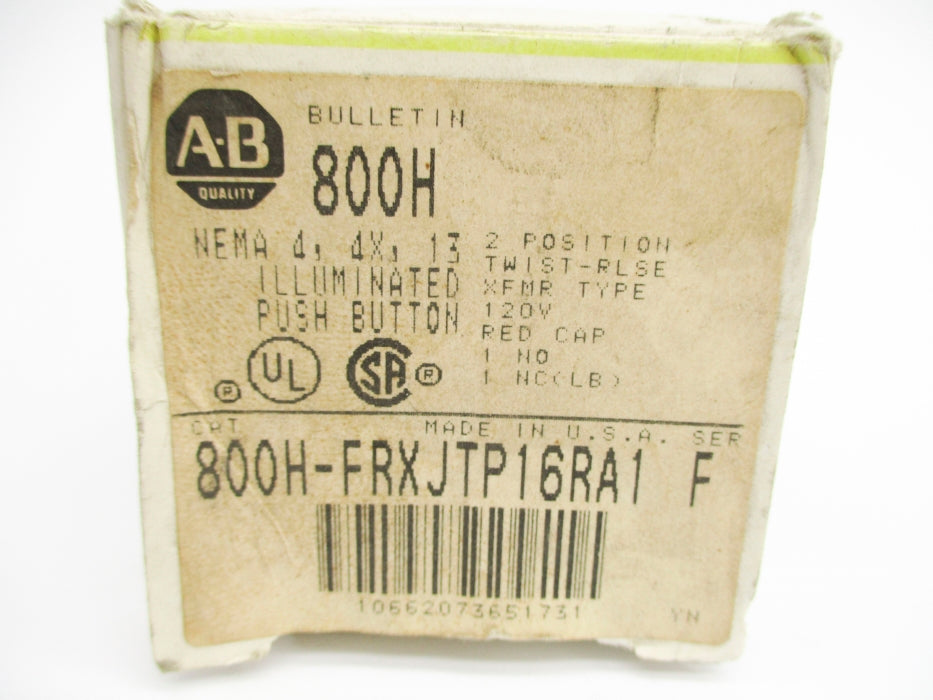 INDUSTRIAL SPARE PART 800H-FRXJTP16RA1 SER. F (BK/YL) NSMP