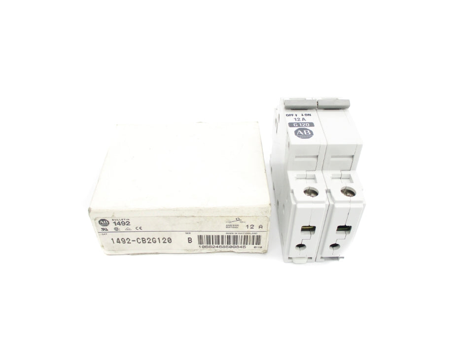 ALLEN BRADLEY 1492-CB2G120 SER. B 480VAC 12A NSMP