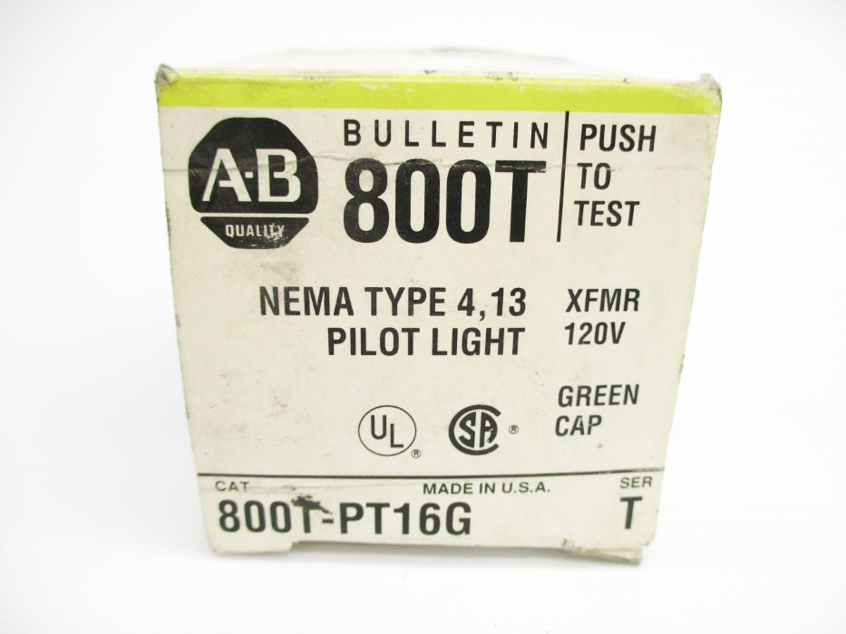 INDUSTRIAL SPARE PART 800T-PT16G SER. T 120V (BK/YL) NSMP