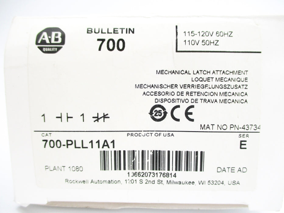 INDUSTRIAL SPARE PART 700-PLL11A1 SER. E (WH) NSMP