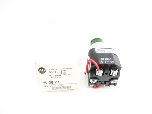 ALLEN BRADLEY 800T-PT16G SER. T 120V (WH) NSMP
