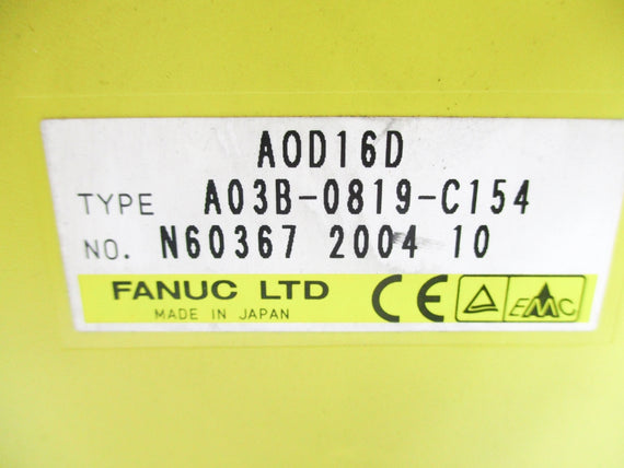 FANUC A03B-0819-C154 AOD16D (NO DOOR) NSNP