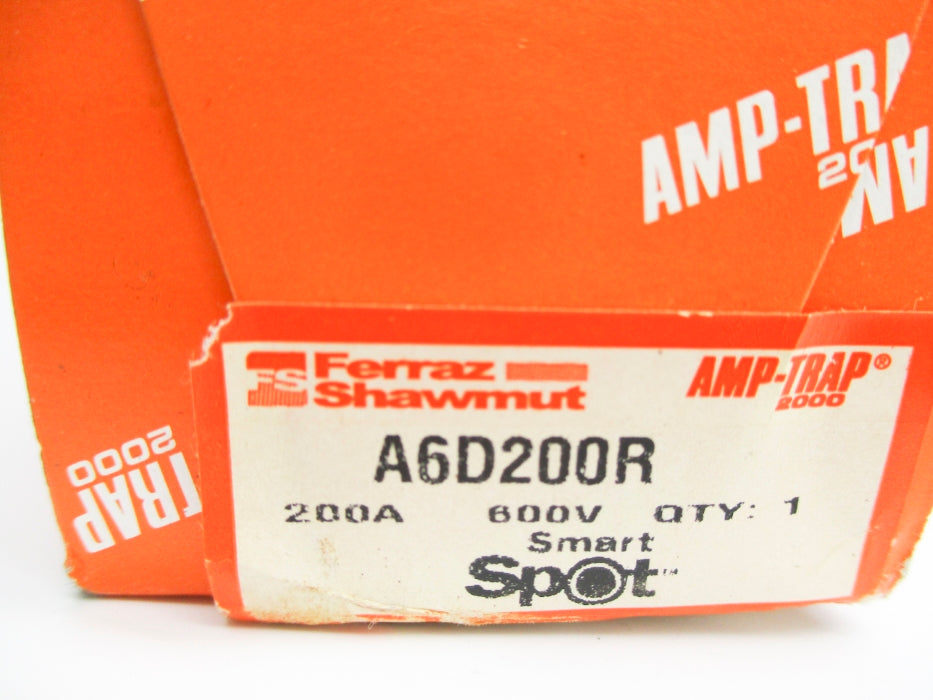 FERRAZ SHAWMUT A6D200R 200A 600VAC/DC NSMP
