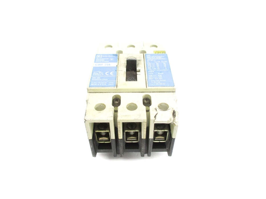 CUTLER HAMMER GWF3020 GWF25K 20A 600VAC (AS PICTURED) UNMP