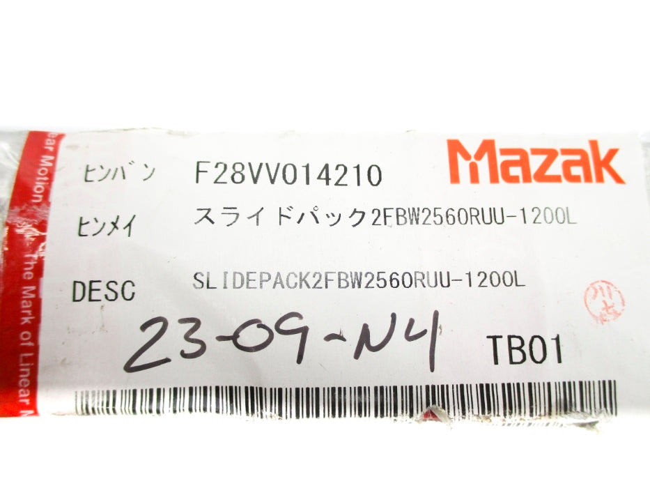 MAZAK 2FBW2560RUU-1200L F28VV014210 NSMP
