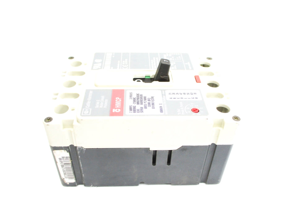 CUTLER HAMMER HMCP007C0C SER. C 600VAC 7A NSNP