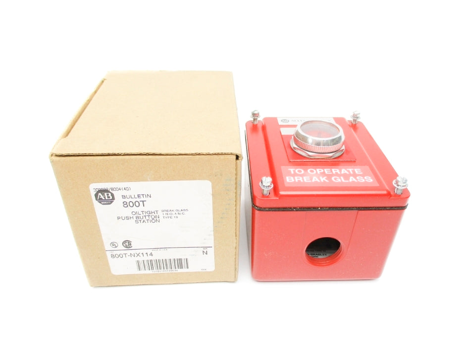 ALLEN BRADLEY 800T-NX114 SER. N (BR/WH) NSMP