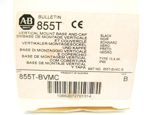 ALLEN BRADLEY 855T-BVMC SER. B (WH) NSMP