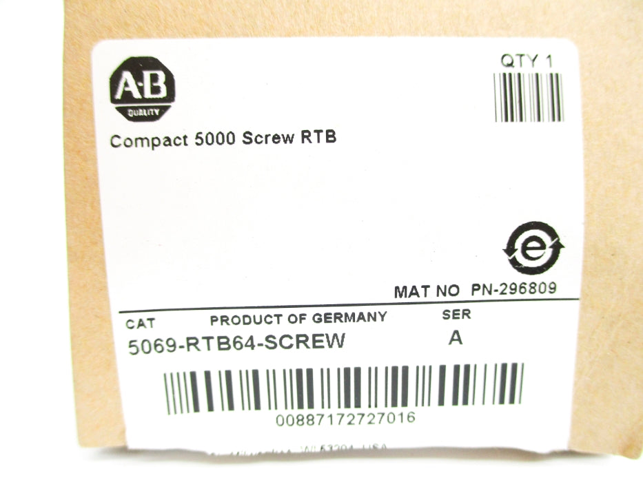 ALLEN BRADLEY 5069-RTB64-SCREW SER. A (BR/WH) NSMP