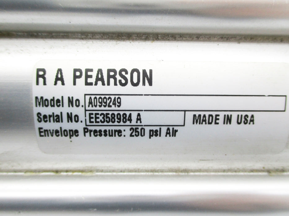 R.A. PEARSON A099249 250PSI UNMP