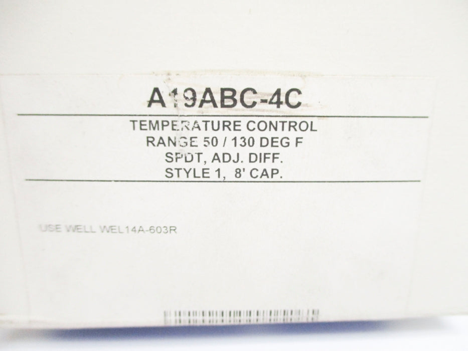 JOHNSON CONTROLS A19ABC-4C 50-130'F NSMP