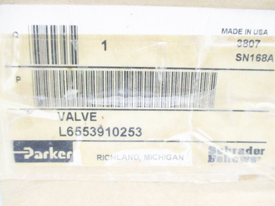 PARKER L6553910253 110/120VAC 140PSI 3/8" NSMP
