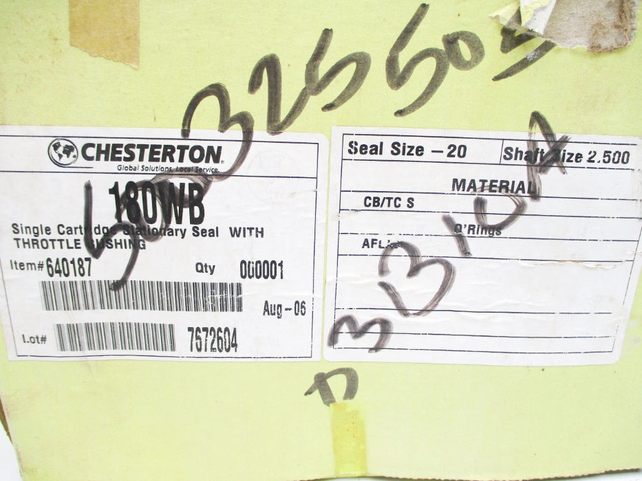 CHESTERTON 640187 180WB-20-CB/TC-S-AFLAS NSMP