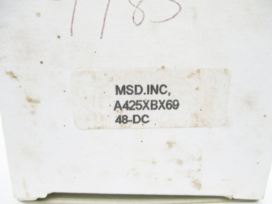 MSD A425XBX69 48VDC NSMP