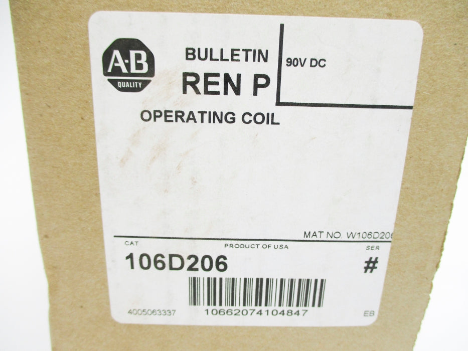 ALLEN BRADLEY 106D206 (BR/WH) NSMP