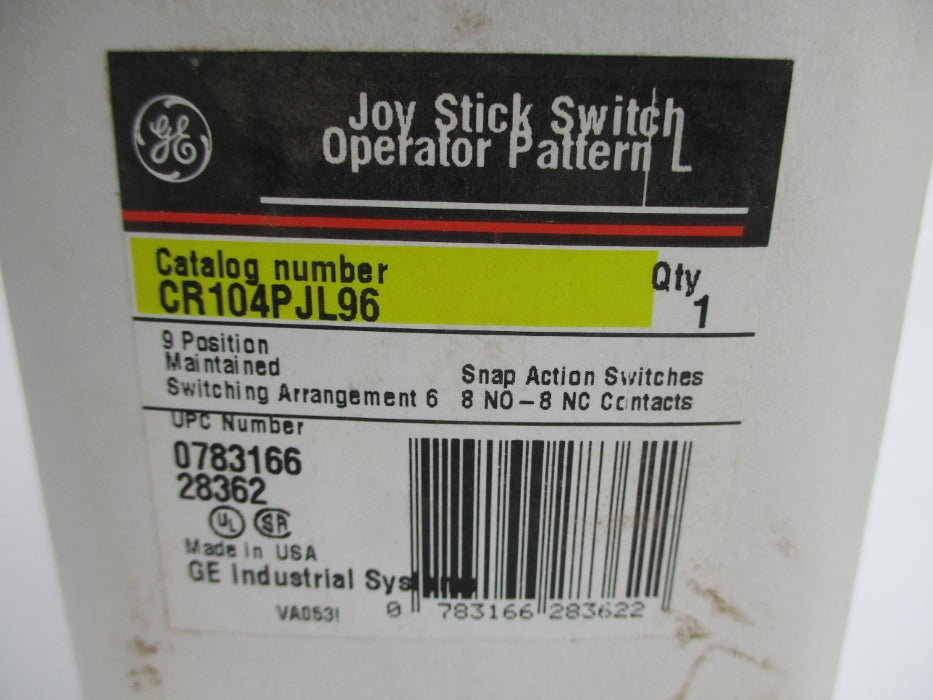 GENERAL ELECTRIC CR104PJL96 NSMP