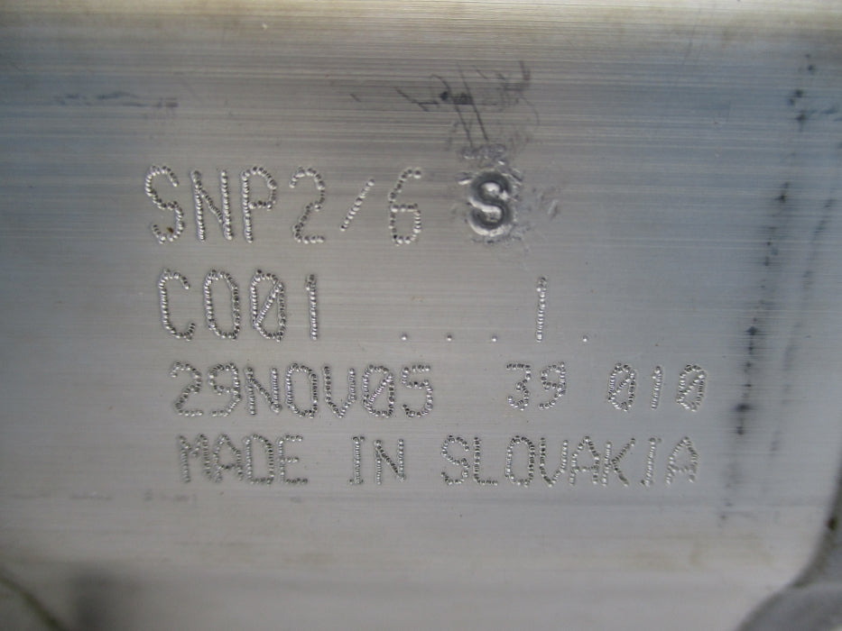 SAUER DANFOSS SNP2/6D-CO01 29NOV05 NSNP