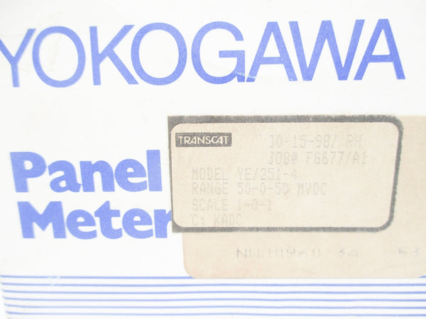 YOKOGAWA YE/251-4 50-0-50VDC NSMP