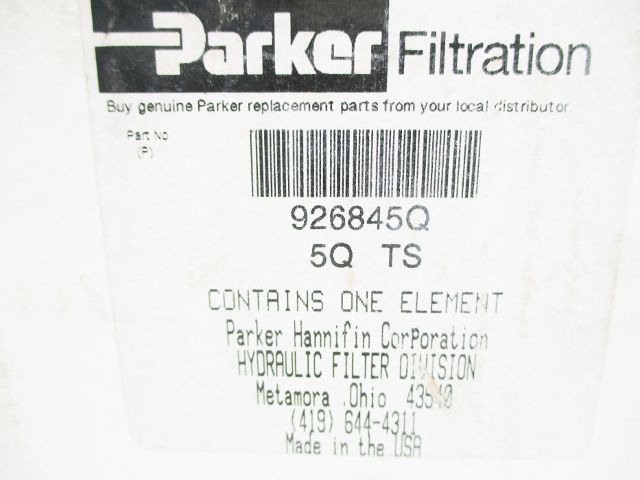 PARKER 926845Q-5Q-TS NSMP